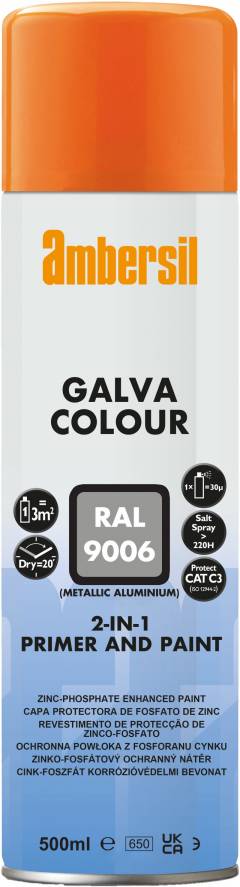 Galva Colour RAL 9006 Silver Metallic